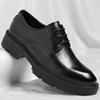 Business Dress Leather Shoes Velvet Work Shoes Inner Height Increase 8CM Men's Leather Shoes Height Increase Shoes 10CM Men's Shoes