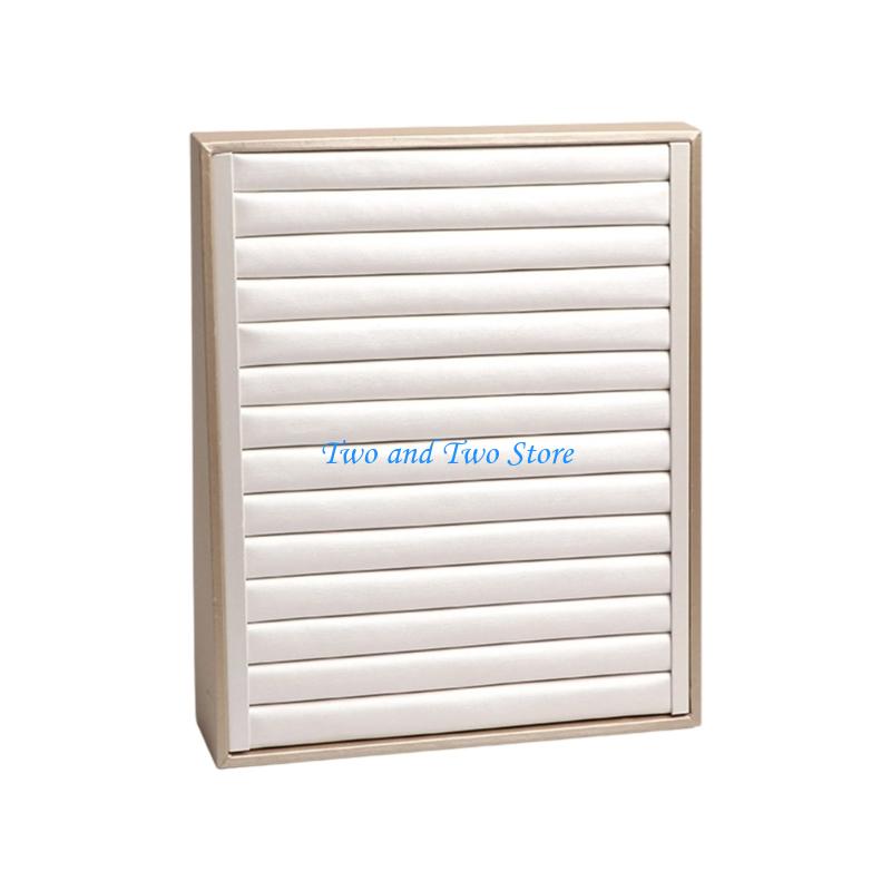 HX6F High Quality Leather Jewelry Display Stand Featuring Reinforced Base For Jewelry Protections And Aesthetic Appeal