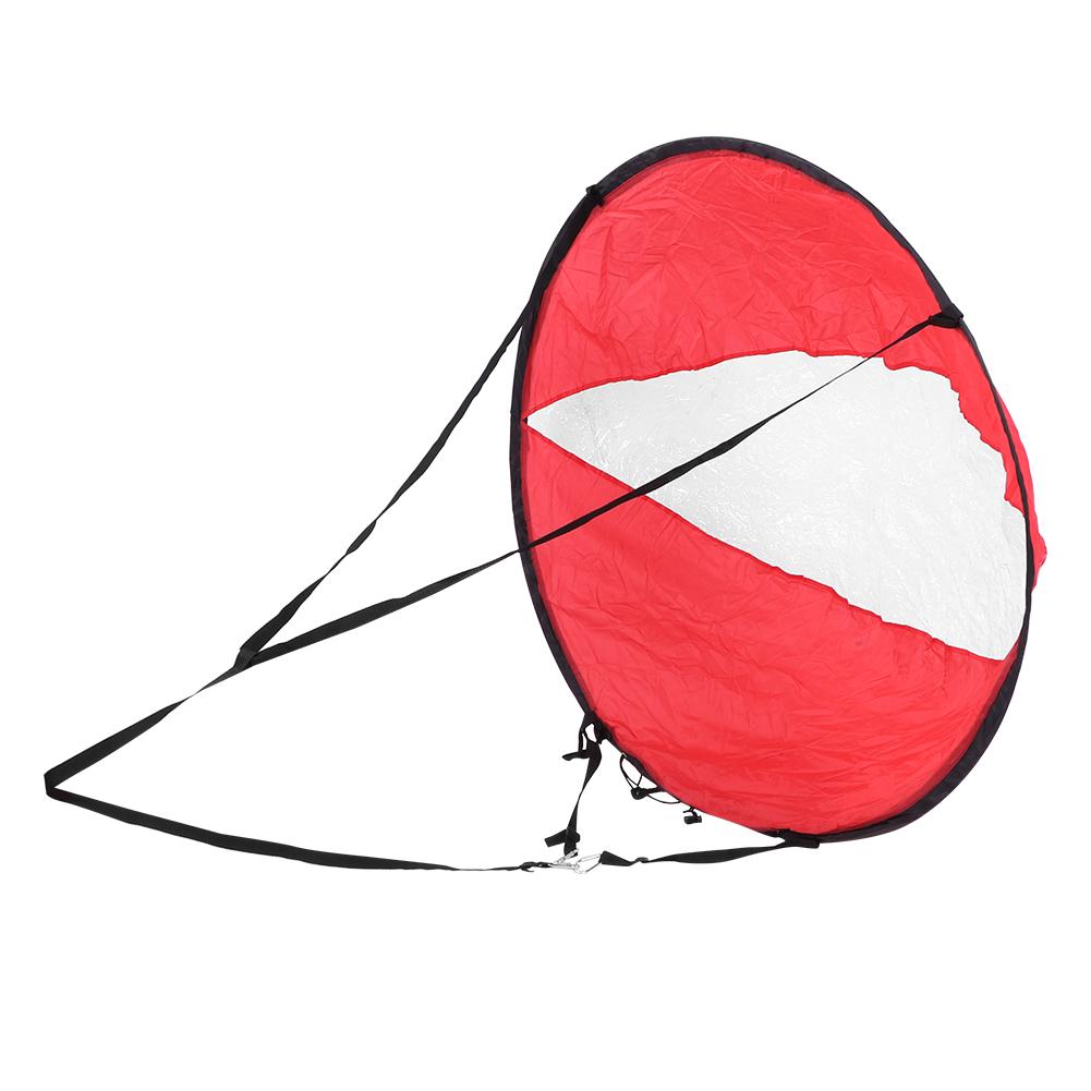 Polyester Taffeta Durable Folding Kayak Wind Sail Transparent Window Canoe Wind Sail Boat Water Sports AccessoryKayak