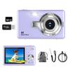 Digital Camera [4K Video Recording, 50 Megapixels] with 32GB Micro SD Card, AF Autofocus, Compact Camera, Large 2.7-inch Screen, 16x Zoom, Flash,