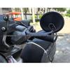 Retro Motorcycle Metal Rearview Mirror with Large Field of View for Electric Vehicles