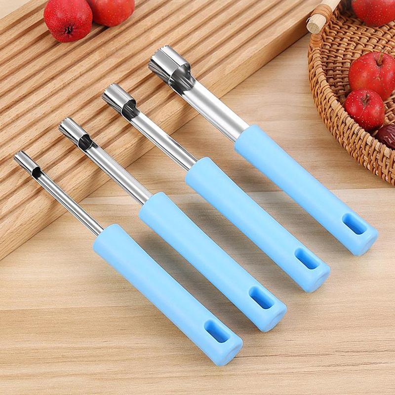 1 ks Nerezový odpeckovač ovoce Datle Třešně Hrušky Odpeckovač Odstraňovač Semínek Ovoce Kráječ Nůž Nástroje na Ovoce a Zeleninu