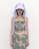 Pyule Mural Mesh Halter Neck Top Sand