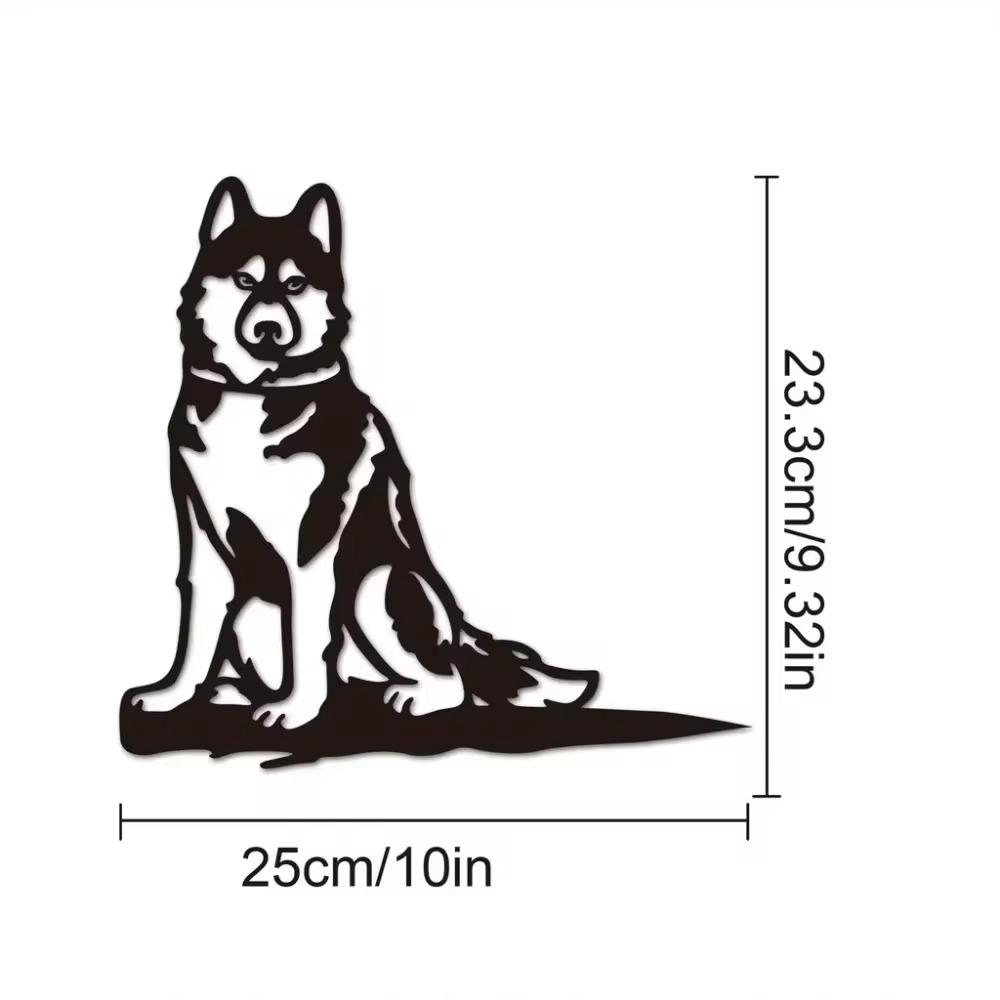 Художественное оформление металлом в деревенском стиле с изображением животных - силуэты — фото 3