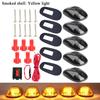 5PCS Truck Cab Marker Lights Car Roof Running Lights Amber White LED Universal SUV Trailer Top Marker Lamp Truck Lamp