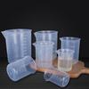 Transparent Stackable Plastic with Scale Beaker Mixing Cups Graduated Cylinder Measuring Cup