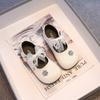 Kids Dance Shoes Round Toes Lace Bows Sweet Girls Princess Shoes Beading Shiny Crystal 2025 New Children Flats Performance Trend