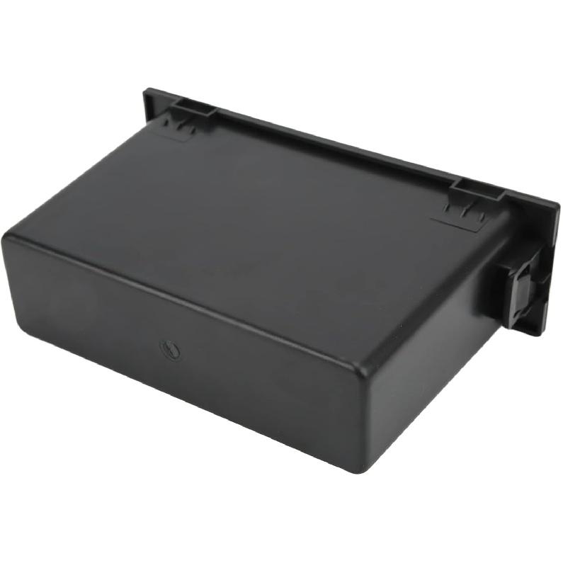 Dash Radio Storage Box,Single Din Storage Bag Multi-Functional Dashboard Storage Bag Car Stereo Blank Board Stereo Bracket