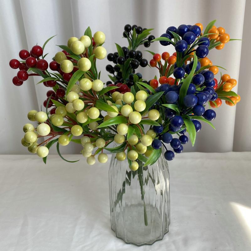 Red Style Chinese Prosperity Fruit For Home Office Living Decoration Room