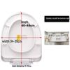 HONGGONG Soft-Close U-Shaped Toilet Seat