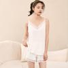 Women's Summer Pajama Set: Sleeveless Camisole, Loose Fit, Versatile Homewear & Base Layer