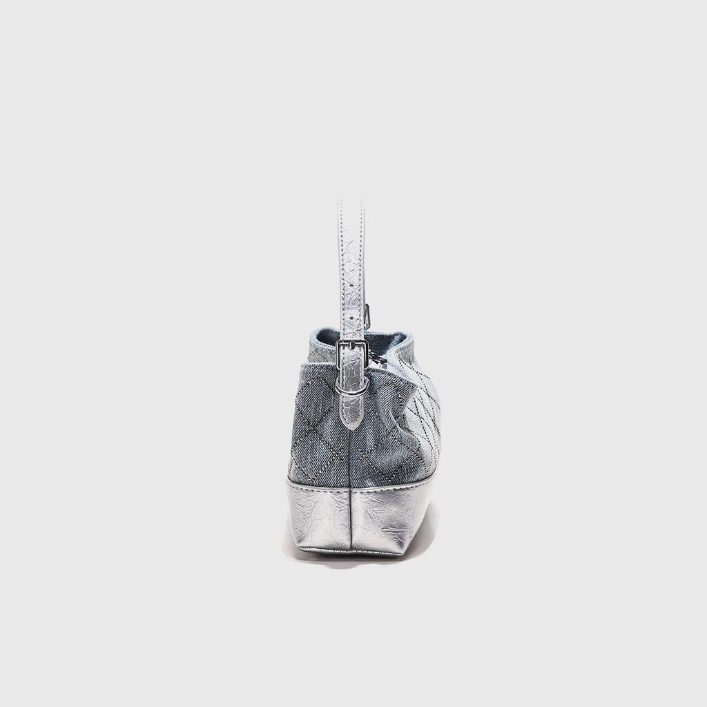 Rautenförmige Umhängetasche - Sommerliche Modische Crossbody-Tasche, Kleinformatig, Nische, Einzel-Schultergurt Beuteltasche