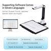 BK50 Portable 10  -  High Definition Scanner   Size   Document Camera for Card Passport File Documents Recognition Support 7 Languages G