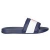Childrens/Kids Flag Logo Open Toe Flat Slides