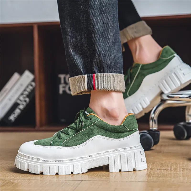 Fashion Casual Shoes Men Chunky Sneakers 2025 New Male Sneakers Black Autumn Shoes Platform Sneakers For Men Comfort Zapatillas Hombre