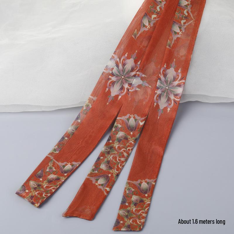 Restaurierte Farbe Traubenblütenvogel Schmetterling Hanfu Haarband