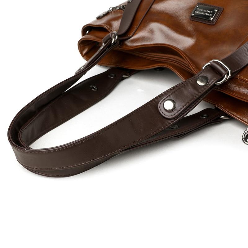 Elegante PU-Leder-Tragetasche für Damen – Schultertasche mit großem Fassungsvermögen, verstellbarem Riemen und Vintage-Design, perfekt für den täglichen Gebrauch