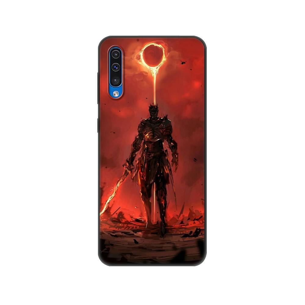 Black Tpu Case For Samsung Galaxy A50 50S A30S A10 A01 A11 A21S A31 A41 A51 A71 M21 M30S S10 LITE Praise the Sun Dark Souls