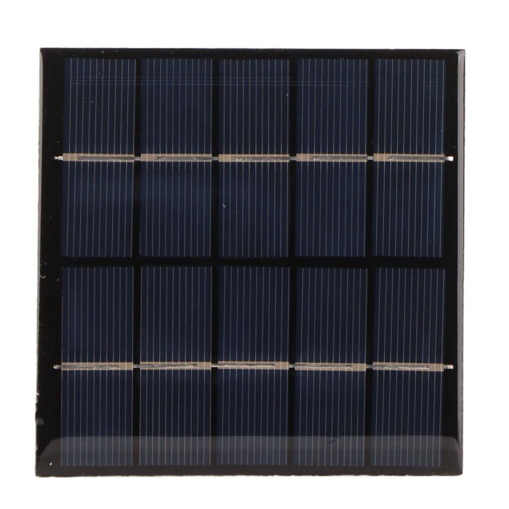 1.2W 5V DIY Solar Epoxy Panel Polysilicon Photovoltaic Charging Panel for 3.7V Battery