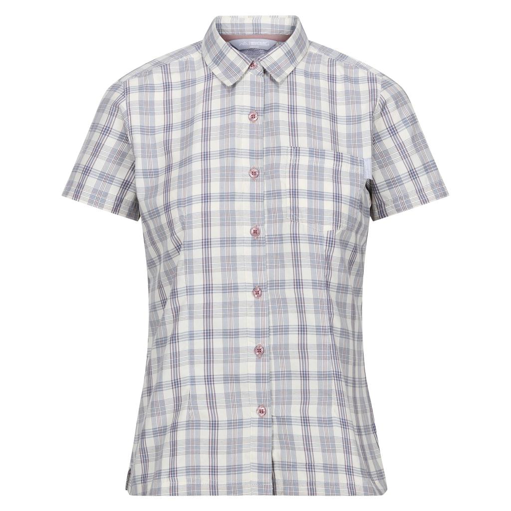 Regatta Womens/Ladies Mindano VIII Checked Short-Sleeved Shirt