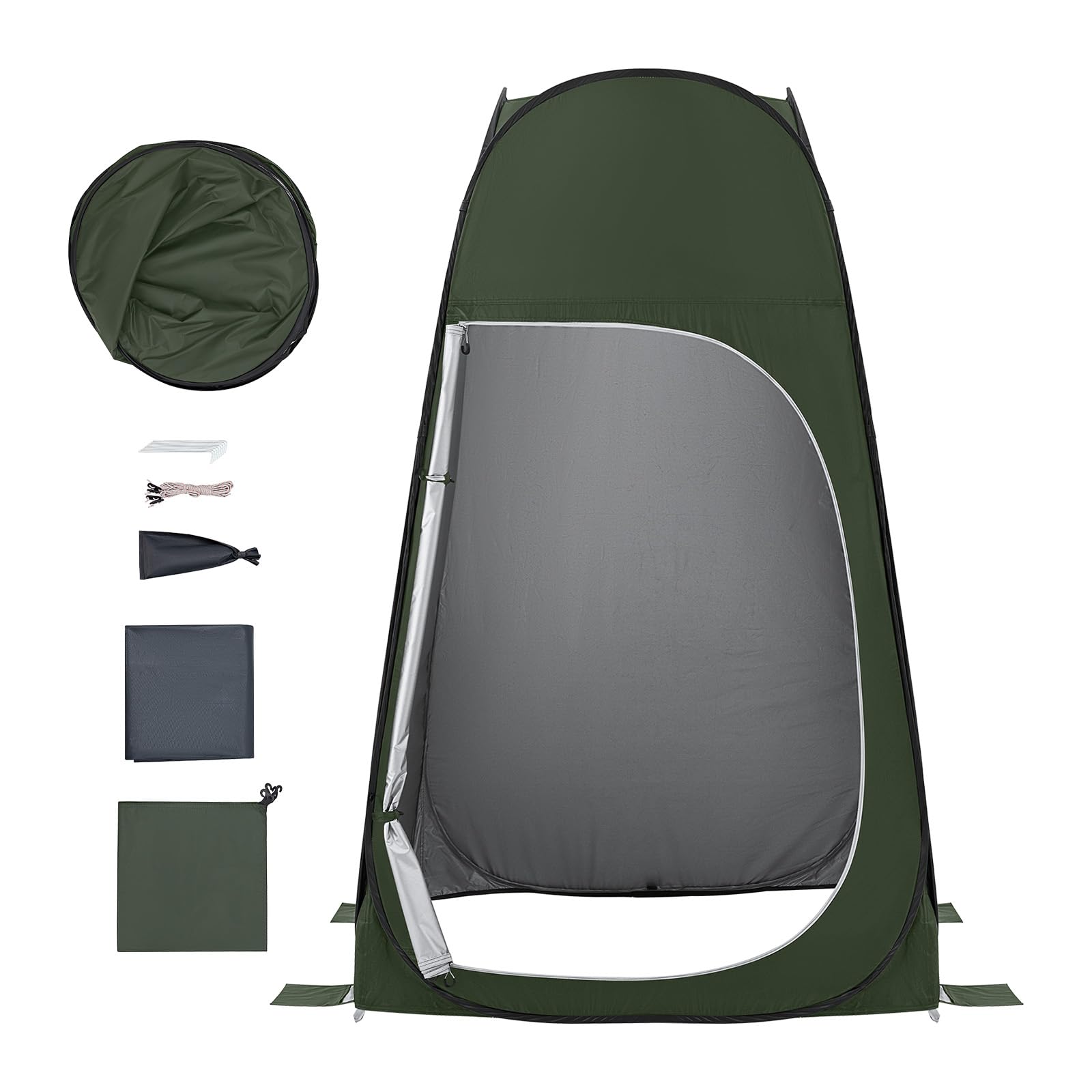 

KingCamp Changing Emergency Toilet Portable Portable Toilet Changing Beach Private Outdoor Toilet Disaster Prevention Toilet Easy to Set Easy to