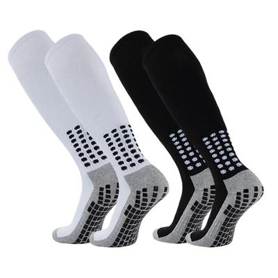 2Pairs Men Women Knee High Long Non Slip Athletic Socks for Football Basketball Baseball Rugby Soccer Cycling Running Tennis