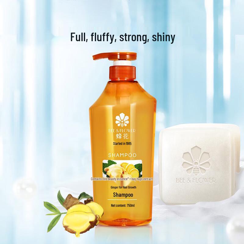 BEE&FLOWER Ginger & Hops Hair Strengthening Shampoo