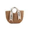 Women Woven Bag Casual Bohemian Handwoven Tote Bag for Summer Travel