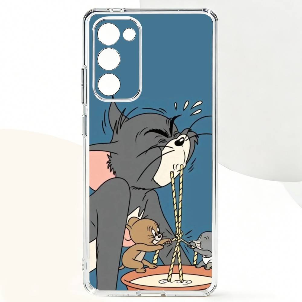 F-Funny TomS Cartoon J-JerryS  Phone Case For Samsung Galaxy A91,80,73,72 ,71,53,52,32 ,31,22,21s,20,Transparent Case