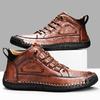 Spring/fall Mens Leather Boots Men Boots  Leather Casual Leather Shoes Men Ankle Boots