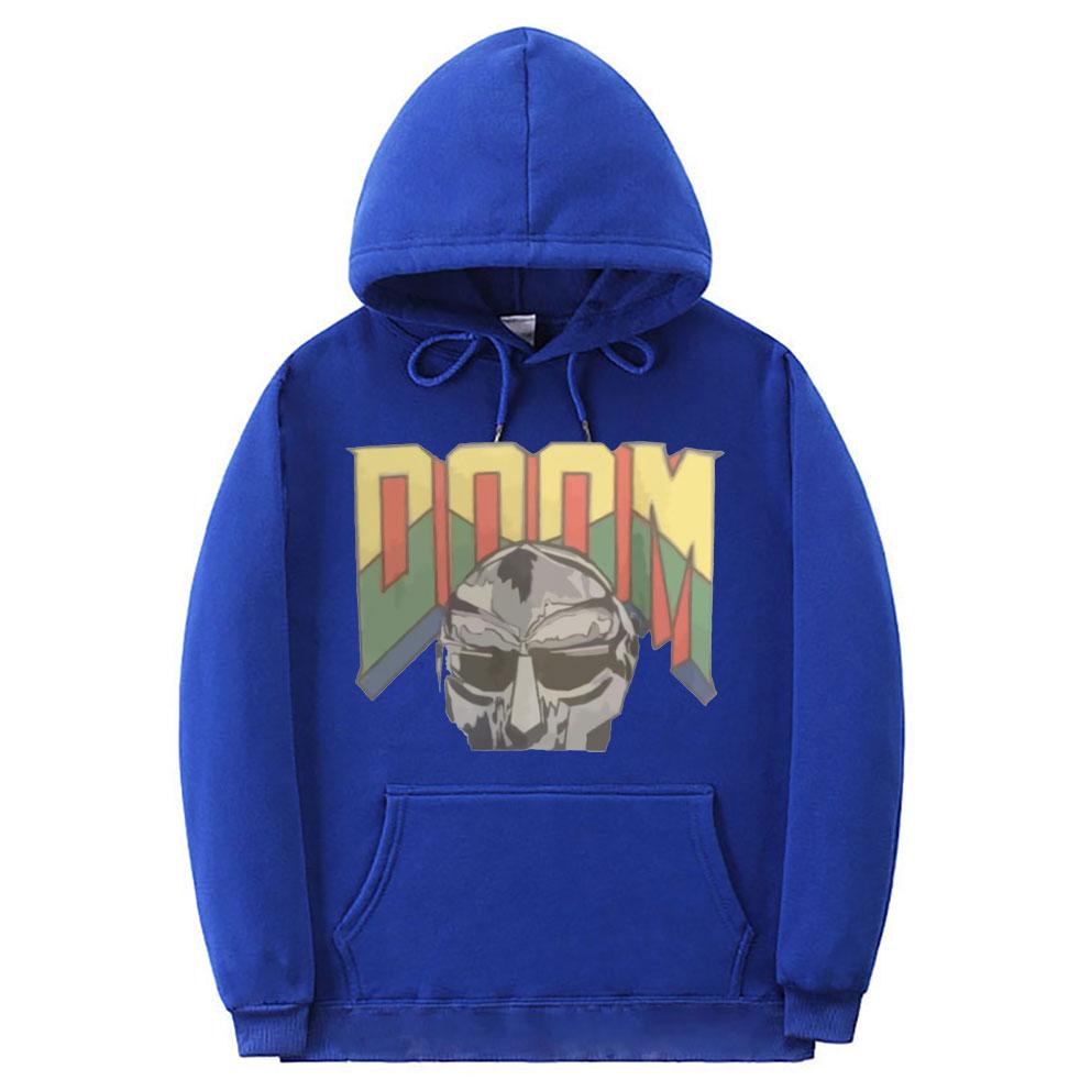 Singer Mf Doom Толстовка с графическим принтом унисекс Повседневная свободная уличная — фото 5