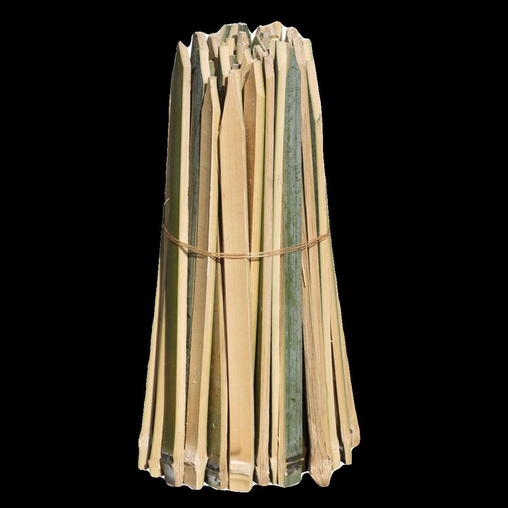 Bamboo Pointed Stakes for Surveying, Garden Layout, & Protective Fencing