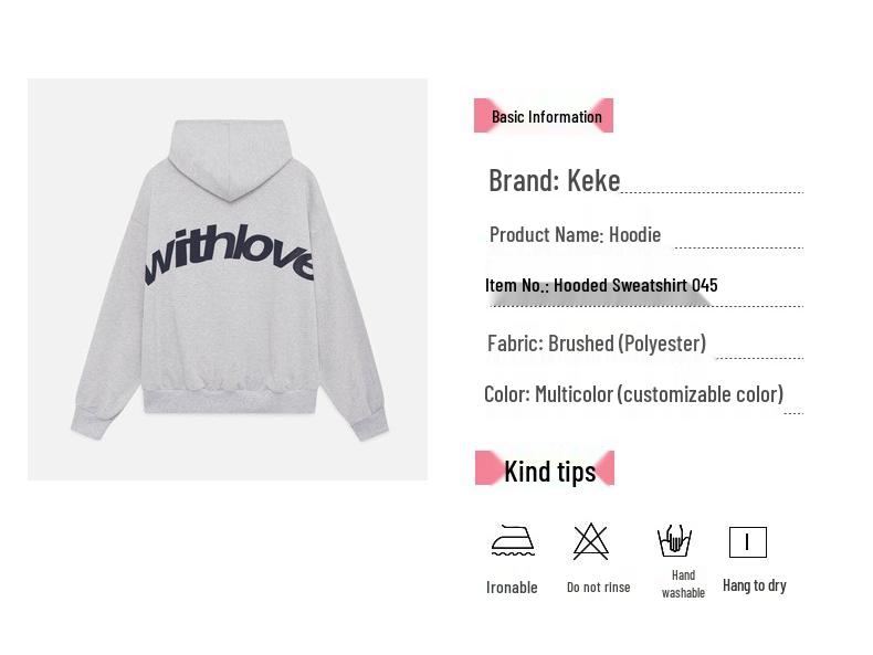 Men's Retro Hip Hop Hoodie with Cross Print - Long Sleeve Pullover