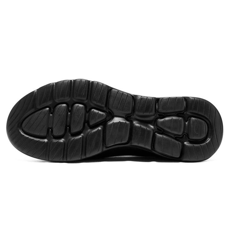 Skechers Go Walk 5 Synthetic Leather Nubuck Slip-On Sports Low-Top Casual Shoes Men sneakers Black 216048-BBK