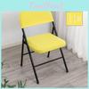 Folding Split Chair Type Two Piece Cover With Solid Color Design For Party Home