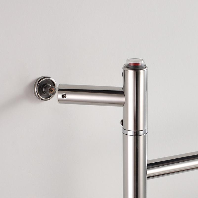 Wall Mounted Electric Heated Towel Rail Stainless Steel Bathroom Towel Rack Portable Electric Rotating Towels Heating Dryer