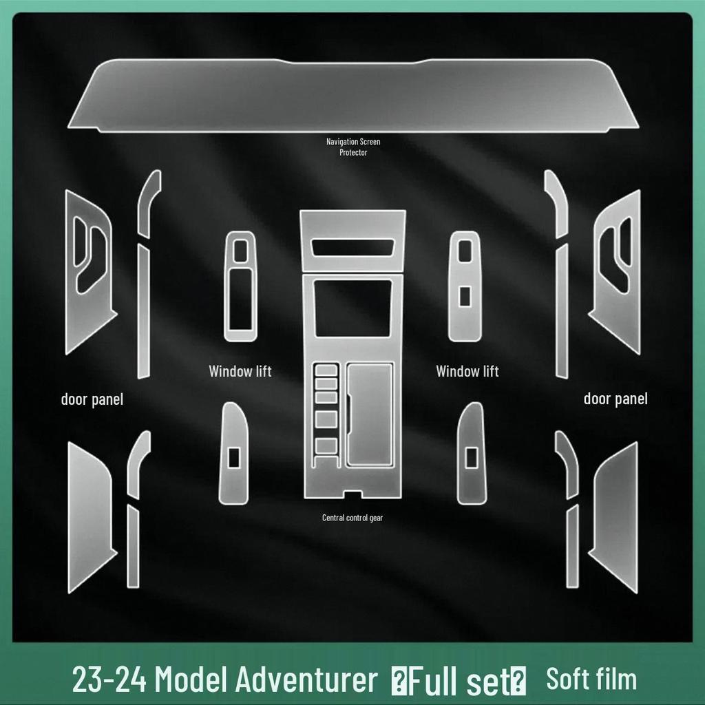 Lincoln Nautilus 2023-2024 Interior Screen, Gear Shift & AC Sticker Film HD TPU