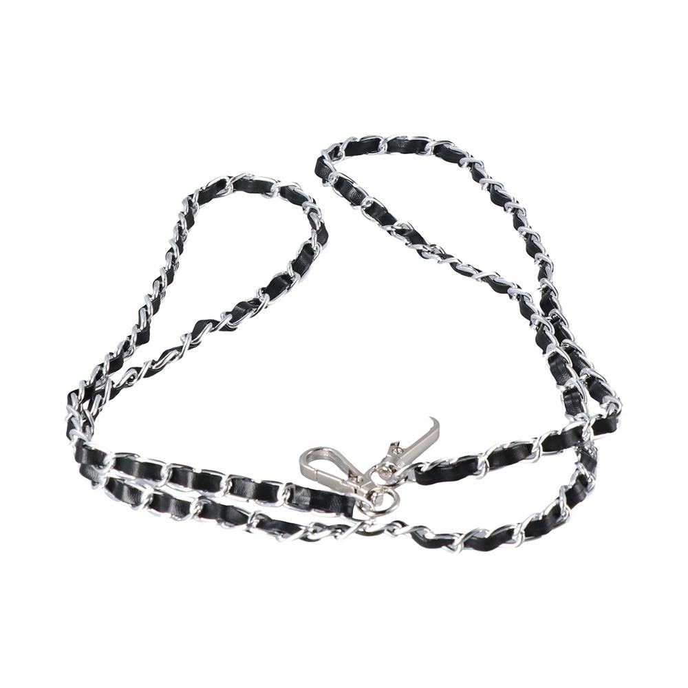 Straps Replacement Detachable Long Bag Chain Shoulder Bag Strap Bag Accessories Metal Braided Chain