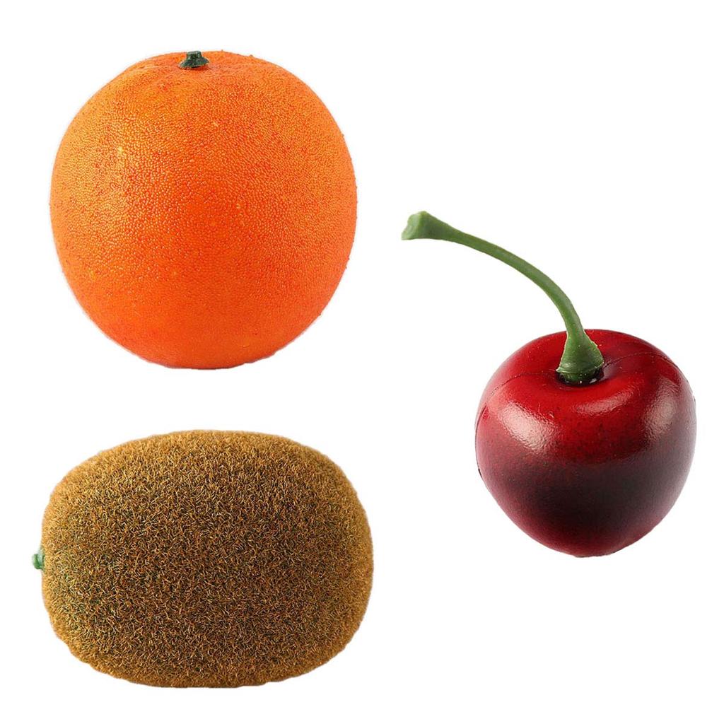 iikuru Food Sample Realistic Fake Fruit Display Food Sample Set [Luxurious 15-Piece Set] Fruits, Fruits, (y355)