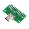 2.54mm Pitch USB Type-C Adapter 24 Pin Type-C Connector Socket New Type-C Test Board  For Data Line