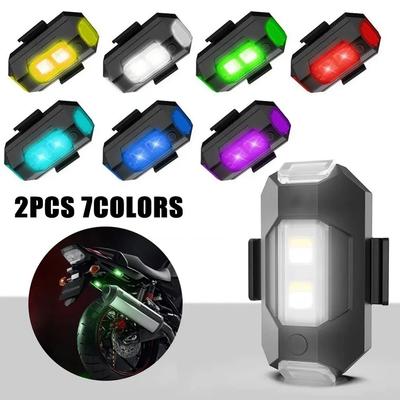 Luzes estroboscópicas para motocicleta, drone, luz estroboscópica, usb, led, anti-colisão, aeronave, voo noturno, mini luz piscante de sinal de aviso