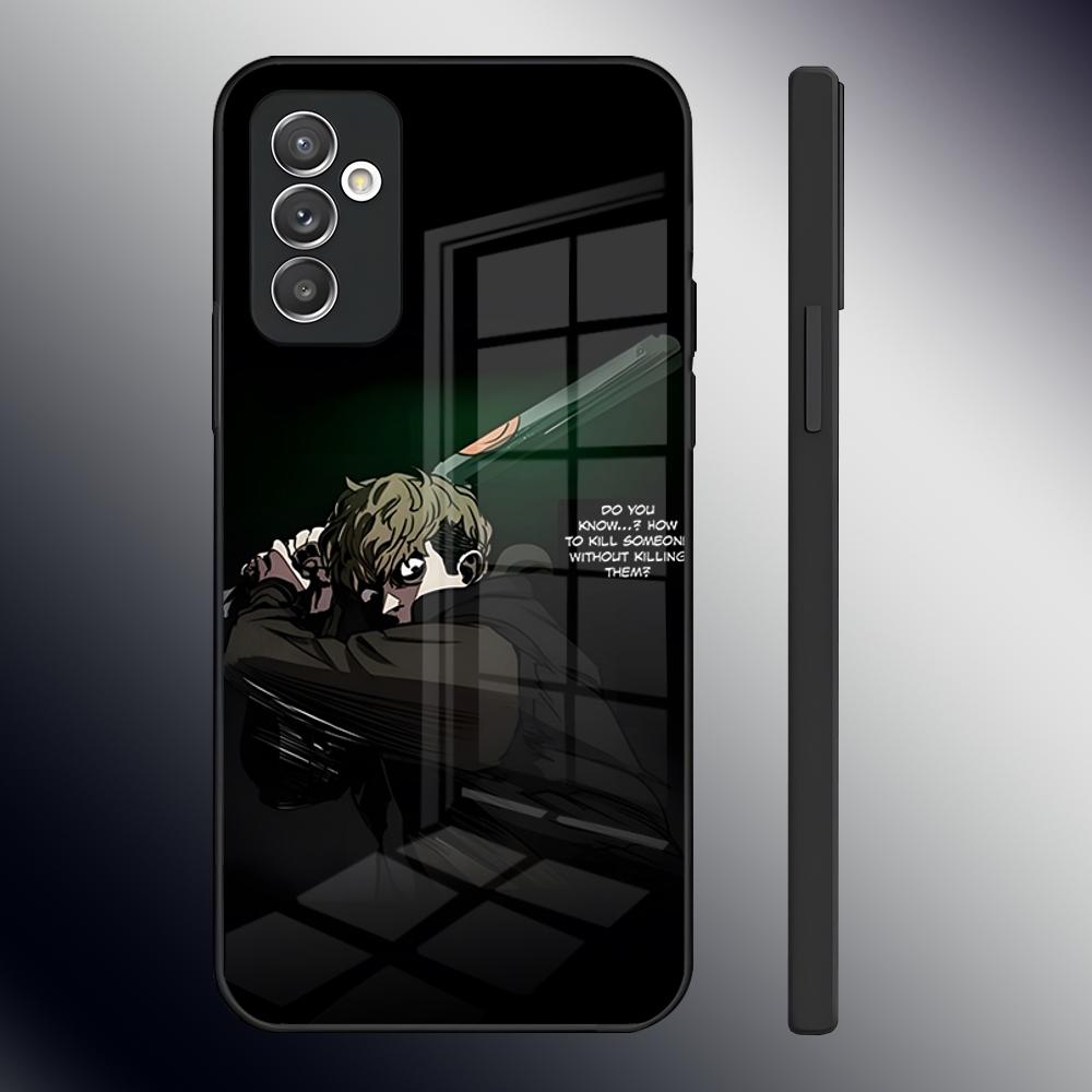 Anime Kill Stalker Phone Case For Samsung S24 Ultra S23 S22 S20 Fe S21 Plus A54 A34 A24 A53 A13 A16 Glass Back Cover