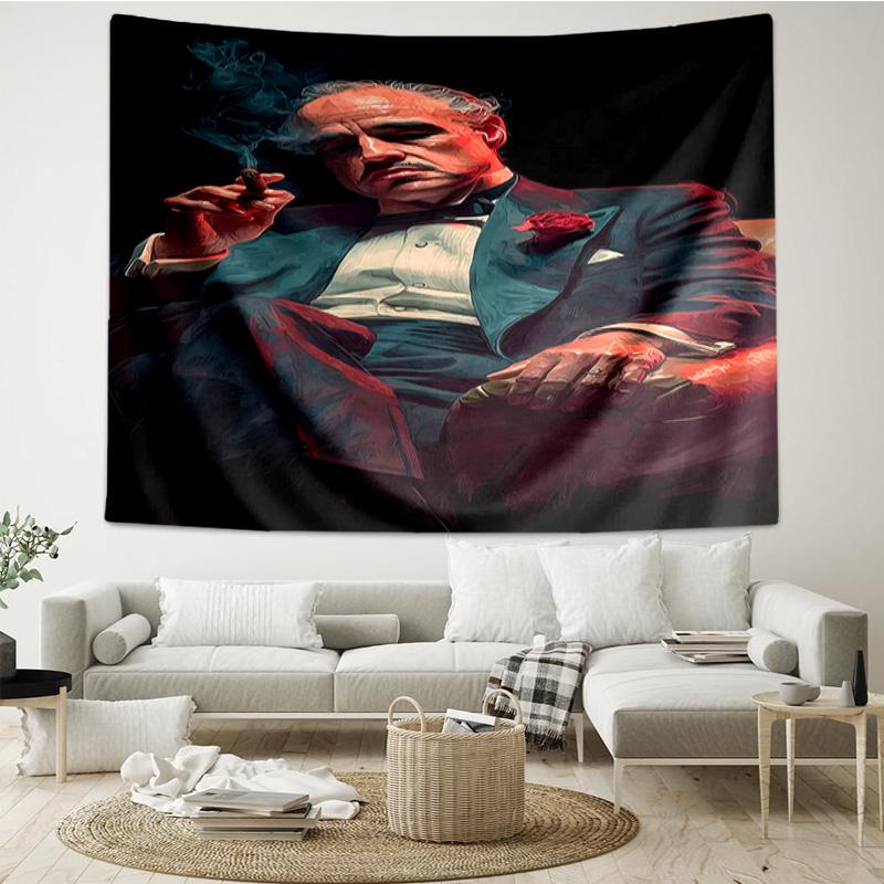 Godfather's Legacy Tapestry, Unique Design Tapestry, Wall Decor for Bedroom,Livingroom, Playroom,Heartwarming Fan Holiday Gifts