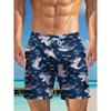 Summer Men's 3D Printed Beach Pants Fashion Versatile Trend Breathable Casual Vacation Style