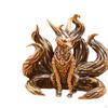Mini Statue Ornament Unique Collectible Antique Sculpture Tea Pet for Shelf Living Room Home Car