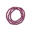 Jewelry Natural Crystal Bracelet Women'S 7A Grade Positive Purple Ice Body Brazilian Purple Teeth Black Bracelet Three Circles Rich Color