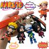 Naruto Uzumaki Naruto Uchiha Sasuke Doll Q Edition Key Chain Creative Highvalue Cartoon Doll Model Car Ornaments Decoration
