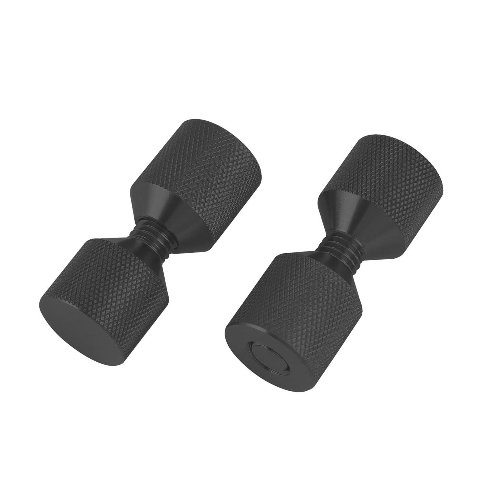 2 шт., набор алюминиевых штифтов для выравнивания фланцев, инструмент для позиционирования металлических труб, легкий инструмент для выравнивания фланцев для автомобильного судового оборудования чёрный