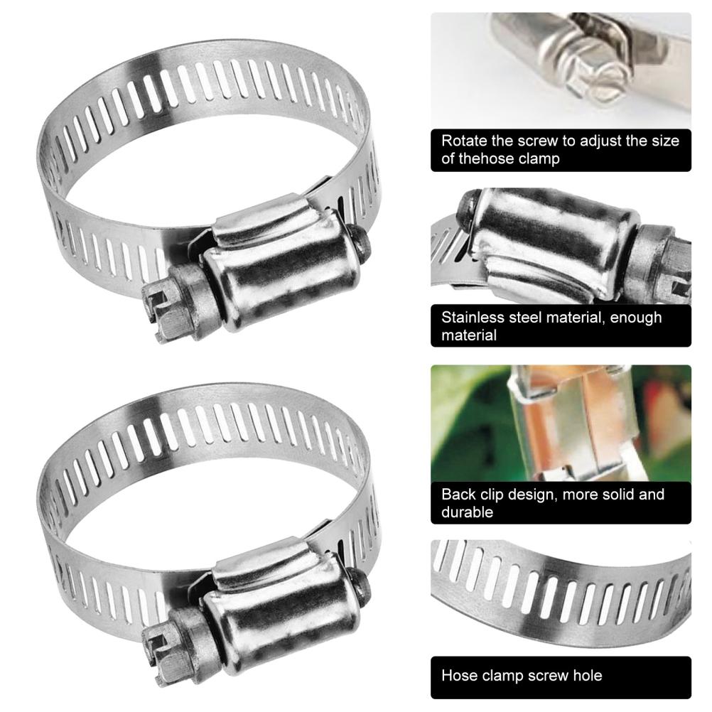 Ersatzschlauch und Klemme für Schwimmbecken Poolfilterpumpen-Ersatzschlauch Kompatibel für 300GPH 330GPH Pumpe