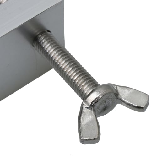 Brass Mouthpiece Puller for Trumpet, Trombone, Horn, and Euphonium, Aluminum Body with Zinc-Plated Steel Handle, Silver